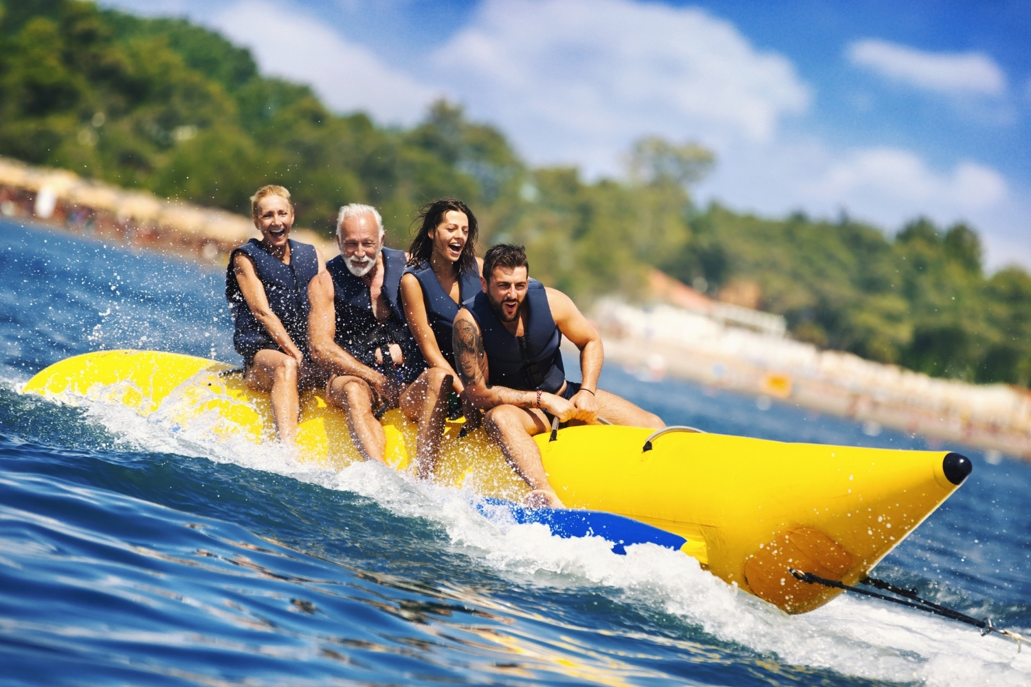 Banana Boat Ride in Andaman Island